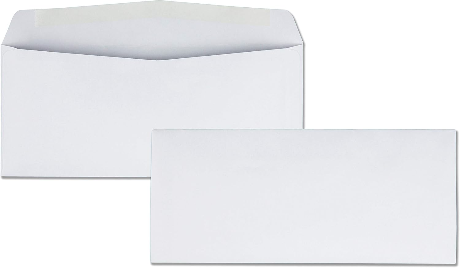 Commercial #10 White Envelopes, 9.5" x 4.12", 24lb. - 500 Pack