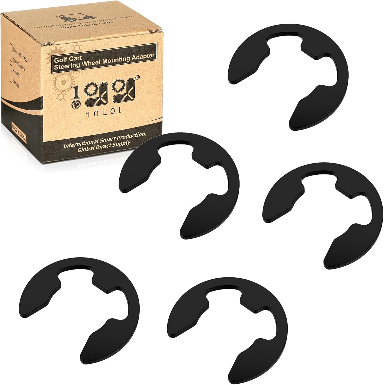 10L0L Golf Cart Transmission Cable End Ball Bolt Kit & Golf Cart Brake Cable Set