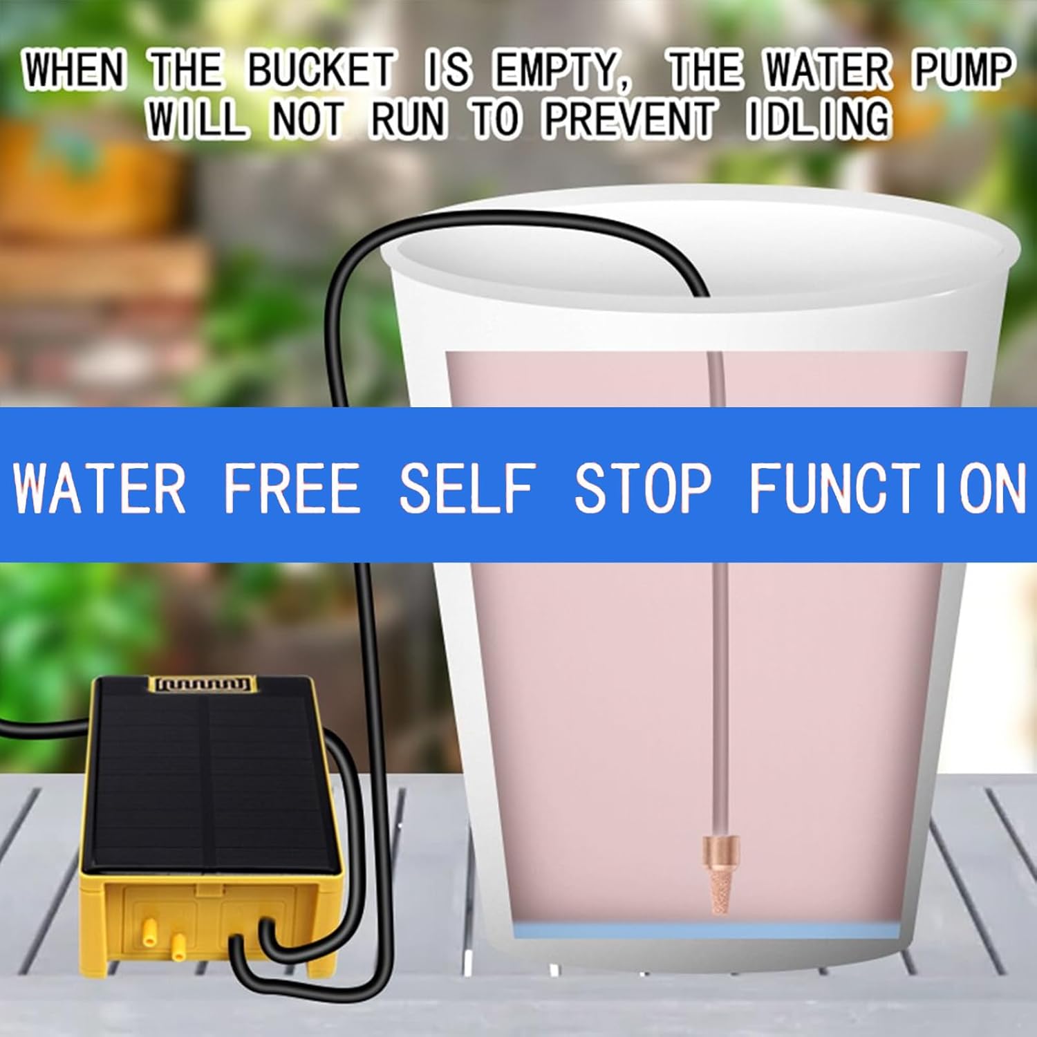 Professional Automatic Drip Irrigation Kits, Solar Dual Pump Garden Plant Watering System Indoor Outdoor, Watering Device Intelligent Timing Rainwater Sensing Drip Irrigation