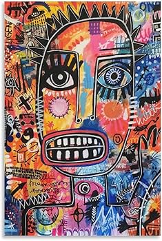 Amazon.co.jp: ジャン·ミシェル・バスキア《無題6》ポスター 印刷