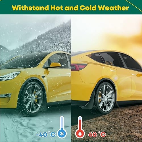 Miniatura 8 de YHTAUTO Juego de 4 guardabarros de repuesto para Honda CR-V 2007-2011 L4 2.4L Sport Utility, delantero y trasero LH RH, negro