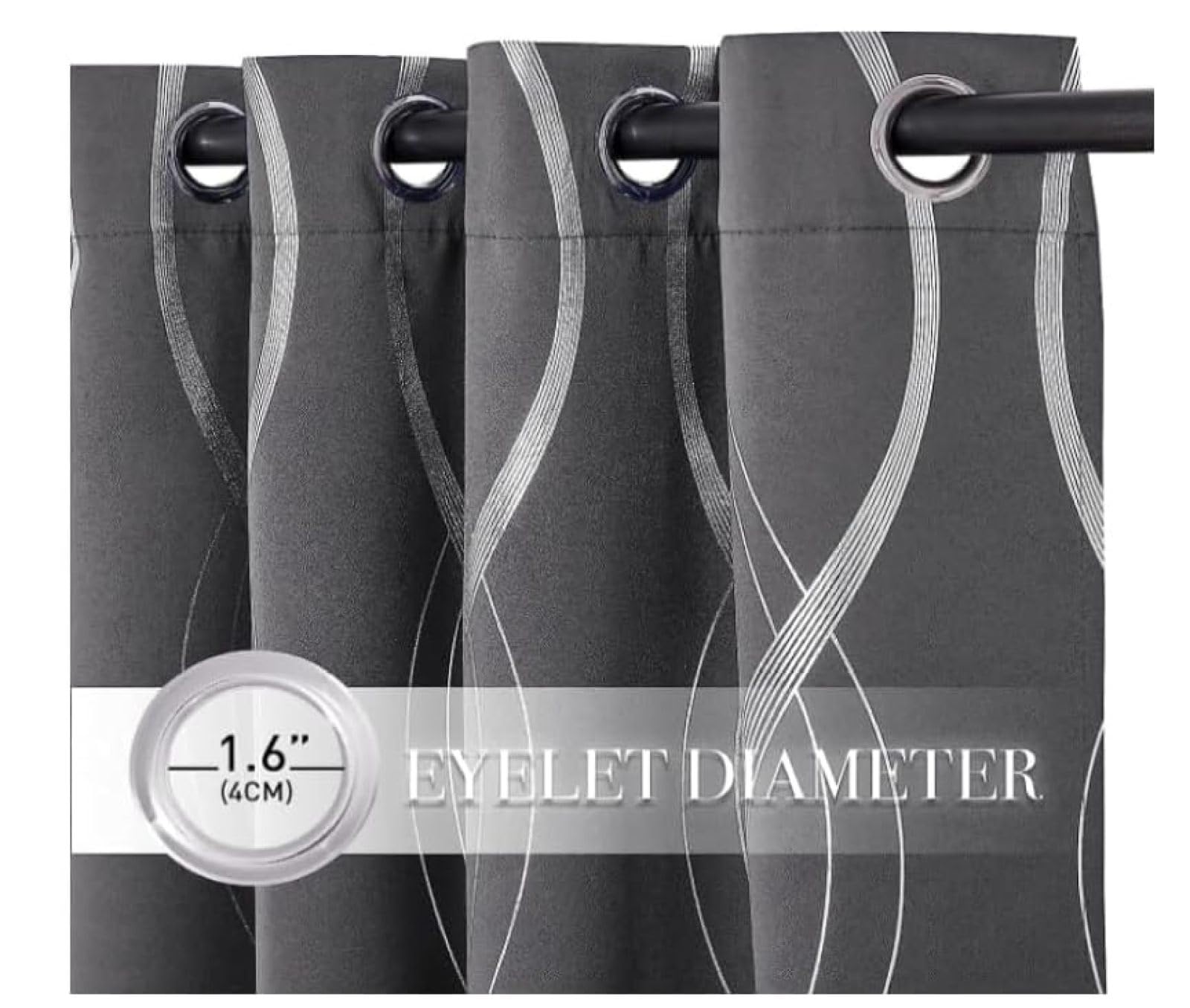 Gardinen Elegante Gelbe Blume Schallschutz Vorhang Blickdicht Verdunklungsvorhänge Polyester Waschbar Thermovorhang Dekoration Vorhänge mit ösen 2 Platten (2x75x166 cm)