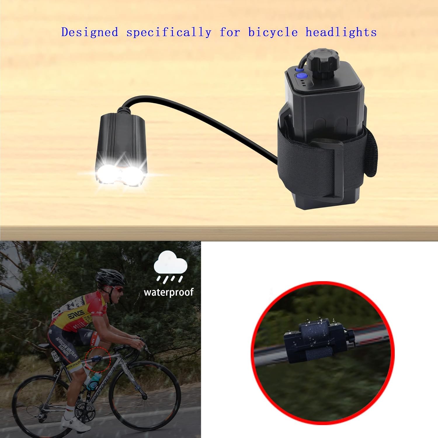 Zerodis Batterie De Vélo Maison, Batterie étanche Couvercle