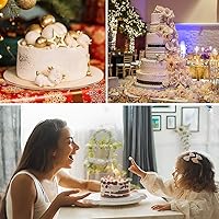 Vista 4 de saphe 4 packs Silicone Cake Pans, Nonstick Silicone Round Cake Molds for baking, silicone bakeware sets for Cakes, Cheese Cakes and Chocolate Cake