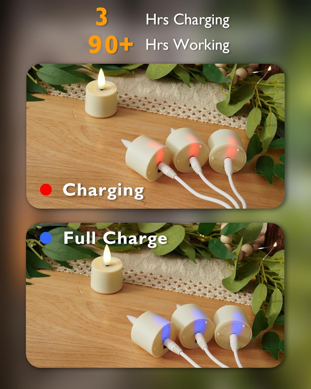 BEICHI Rechargeable Candles, Tea Lights Candles Battery Operated with Remote, Flameless Votive Candles with 2/4/6/8h Timer Flickering for Home Decor- Dia 1.5" x H 2.3"- 12 Pack