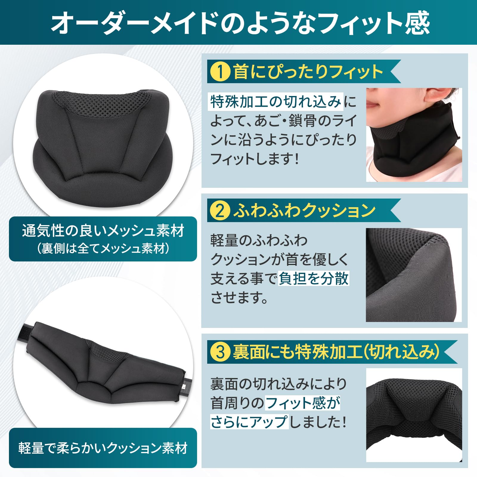 Amazon | [理学療法士監修] 首 サポーター 首コルセット ネック