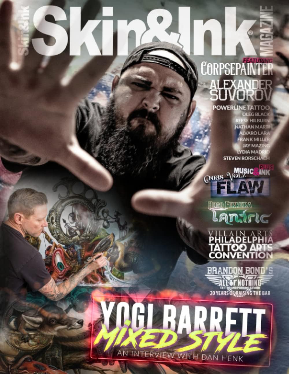 Skin & Ink Magazine - Fall 2020: Featuring Yogi Barrett, Craola, Corpsepainter, All or Nothing Tattoos, and more!