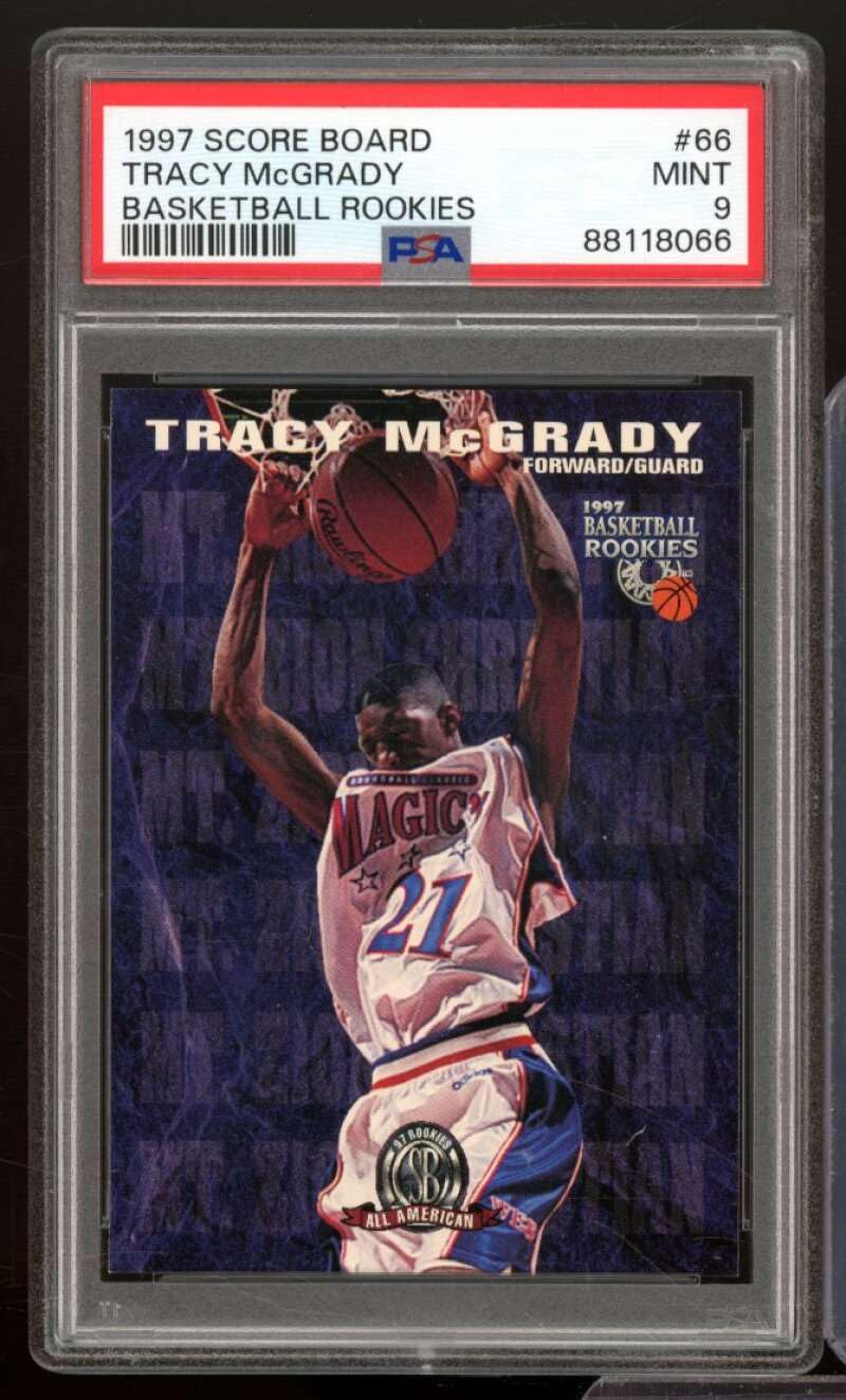 Amazon.com: Tracy McGrady Rookie Card 1997-98 Score Board #66 PSA 