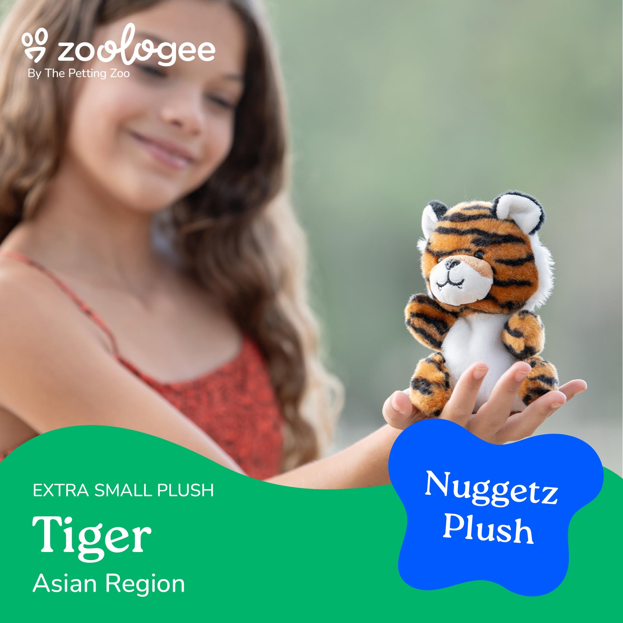 Amazon.com: The Petting Zoo Tiger Stuffed Animal Plushie, Gifts