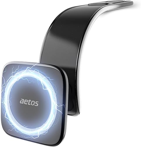 Miniatura 9 de aetos Soporte para teléfono MagSafe para iPhone 171615141312 ProPlusMax y teléfonos Android con adaptador de anillo. Cabezal giratorio de 360 y