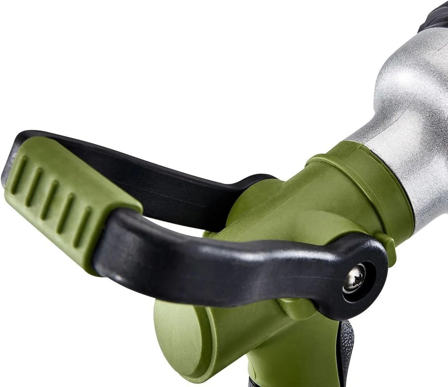 Fireman-Style Hose Nozzle – Heavy-Duty No‑Squeeze Design with Adjustable Spray Pattern, High-Pressure Metal Garden Tube Sprayer for Lawn Watering & Outdoor Cleaning