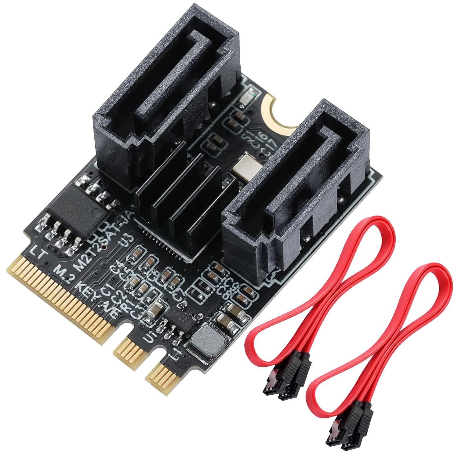 M.2 SATA SSD 6個セット Amazon.com: MZHOU M.2(A+E Key) to 2 Ports SATA3.0 6G Multiplier