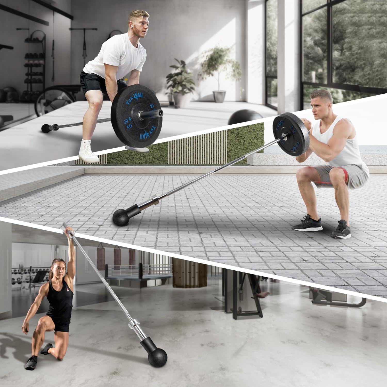 Yes4All Viking Press, Landmine Handle Attachment for 2-Inch Olympic Barbell – 3 Hand Grip Positions - Support Home Gym for Deadlift, Squat Workout, Increased Versatility image 5