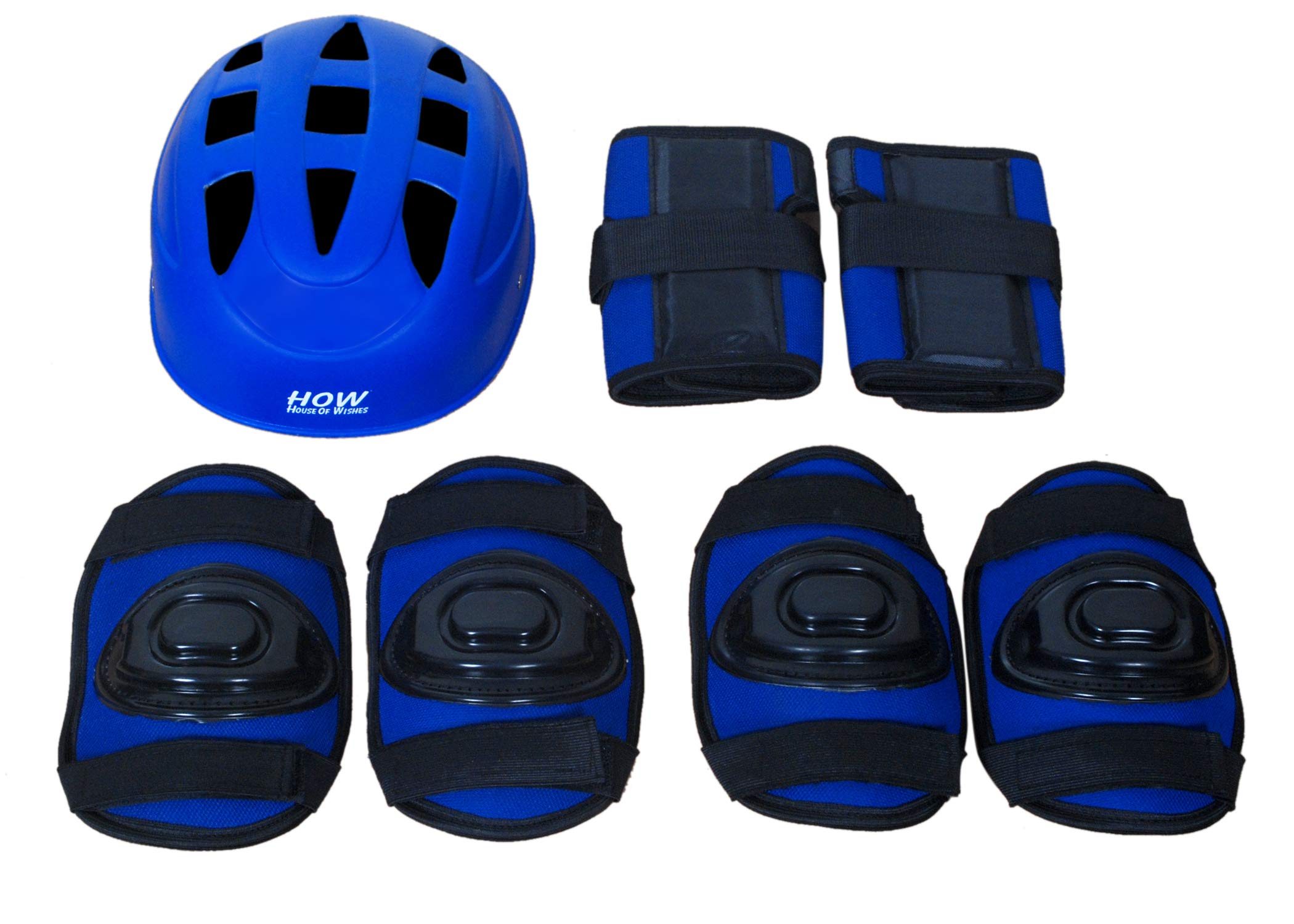 HOW (HOUSE OF WISHES) with Device Safety Skating Set for 14 to (L_ Blue) (B084FZ238B) Amazon Price History, Amazon Price Tracker