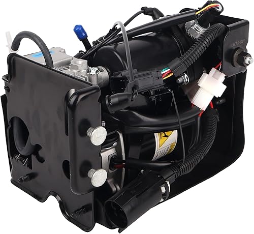 KUSATEC Bomba de compresor de suspensión Air Ride 15254590 para Cadillac Escalade ESV EX 2002-2016 Chevy Avalanche Suburban 1500 Tahoe 2001-2016 GMC