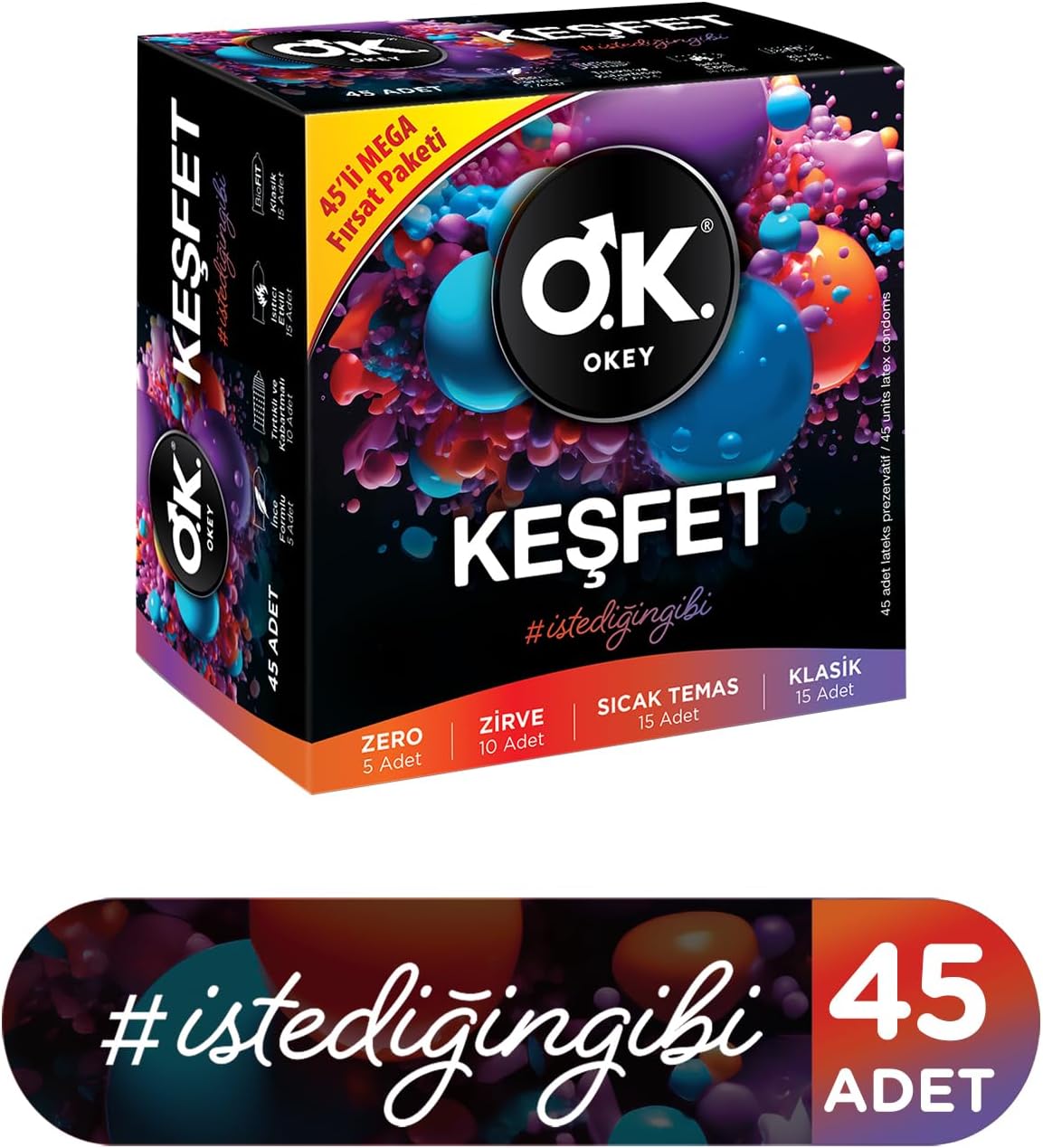 Okey Keşfet 45’li Prezervatif