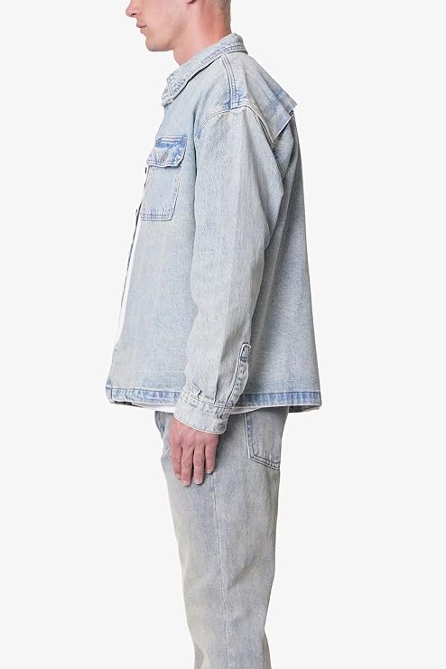 mnml Men's Mnml Men's Denim Shirt Jacket