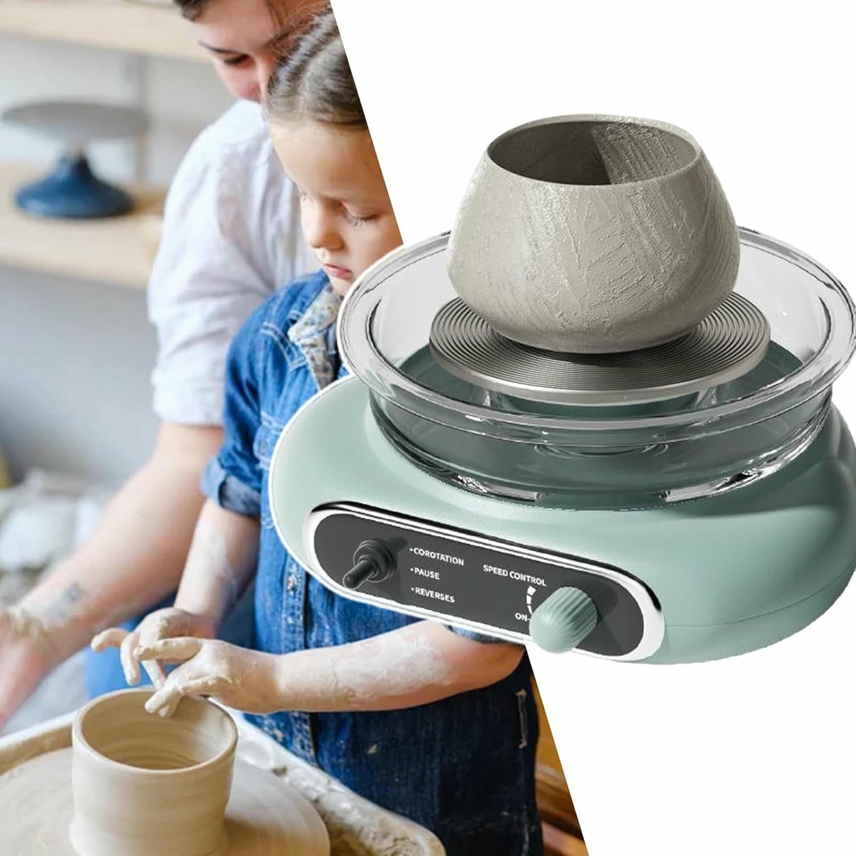Machine de moulage en argile pour apprendre la poterie sans frustration