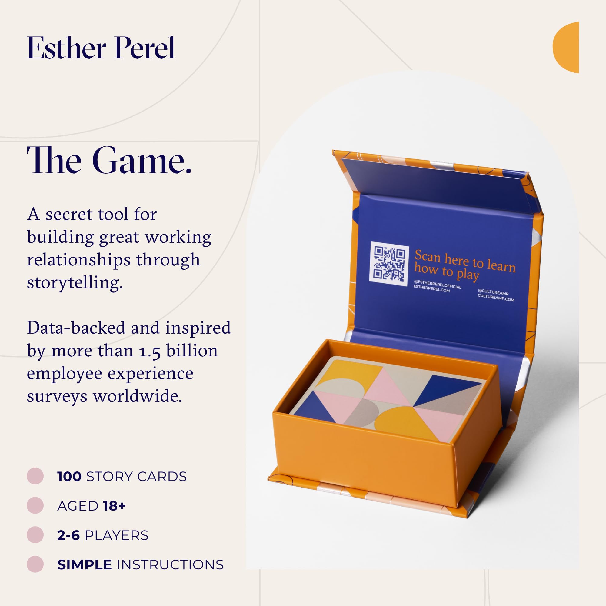 ESTHER PEREL Wo sollen wir anfangen? bei der Arbeit, unterstützt von Culture Amp Science | Office Games & Team Building Games for Work, 100 Talking Point Cards to Build Trust & Connection, Transform Your Work Culture