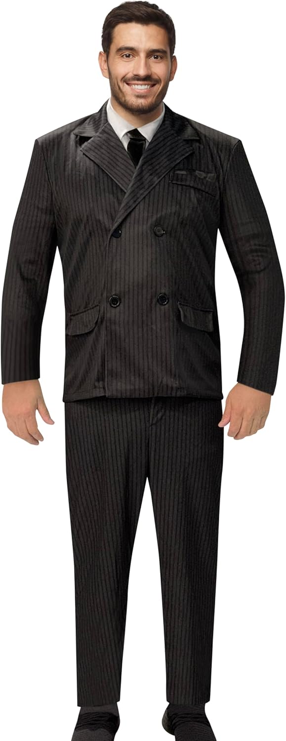 Rubie's Adult The Addams Family Classic Gomez Addams CostumeAdult Sized Costumes Large Black