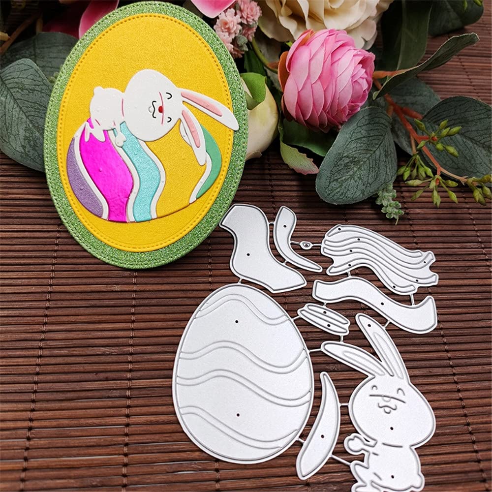 Matrices de découpe en métal pour bricolage, fleur de Pâques, lapin, pochoirs découpés pour scrapbooking, album, gauage de cartes en papier, nouveau 15 Matrices de découpe en métal pour bricolage, fleur de Pâques, lapin, pochoirs découpés pour scrapbooking, album, gauage de cartes en papier, nouveau 15