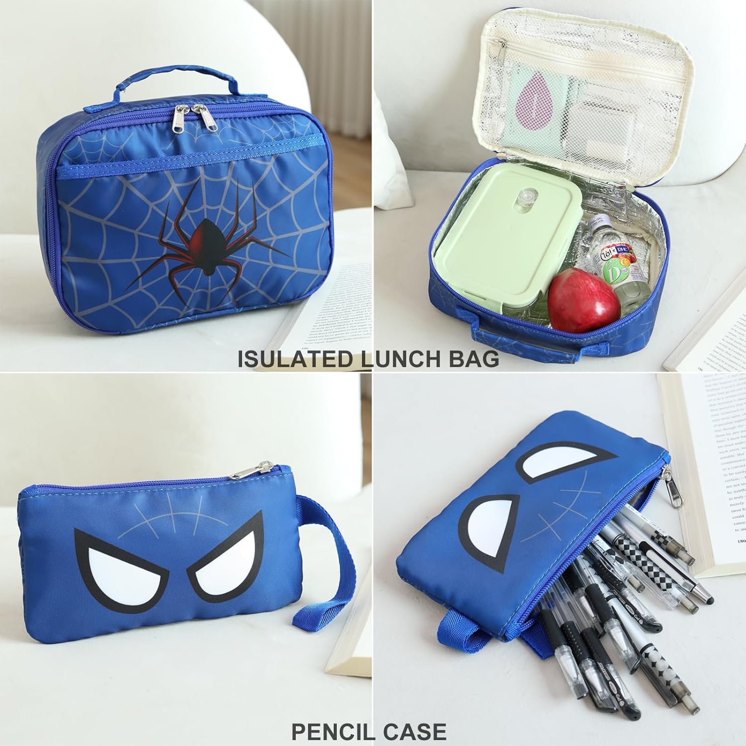 JIANYA School Backpack for Boys and Girls Elementary Children's School Bag Kids Backpack with Lunch Box - Image 7