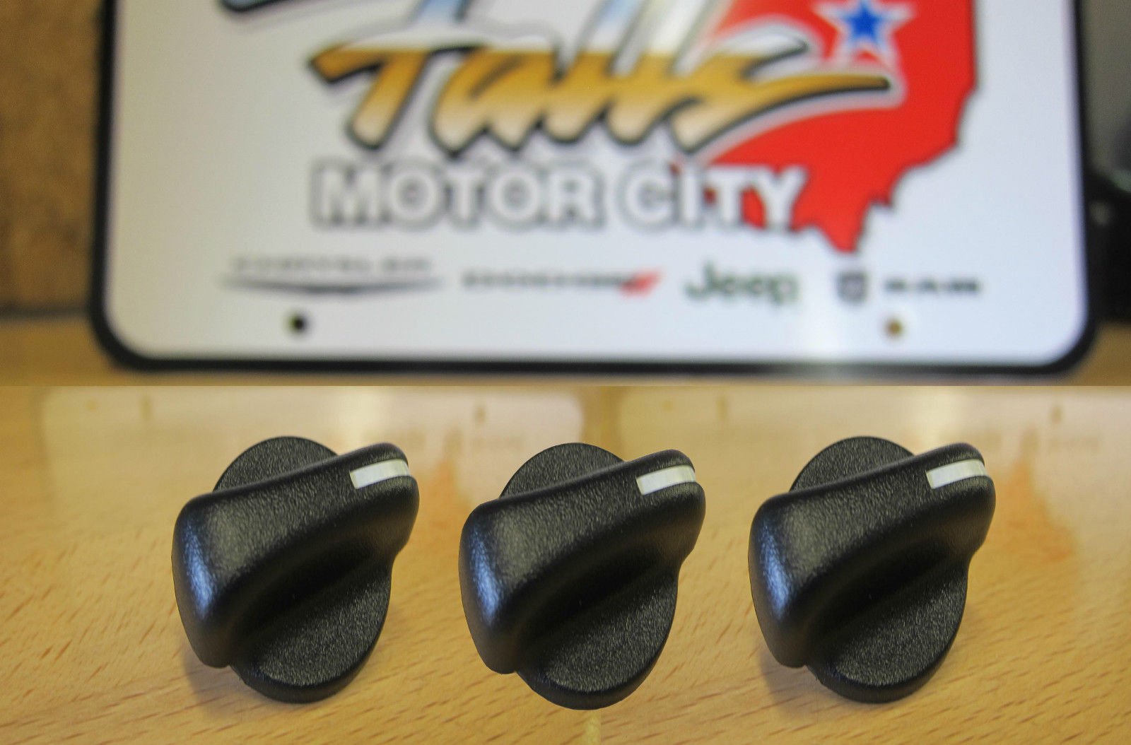 Buy Set of Jeep Wrangler Dodge Ram Van AC Heat Blower Control Knobs