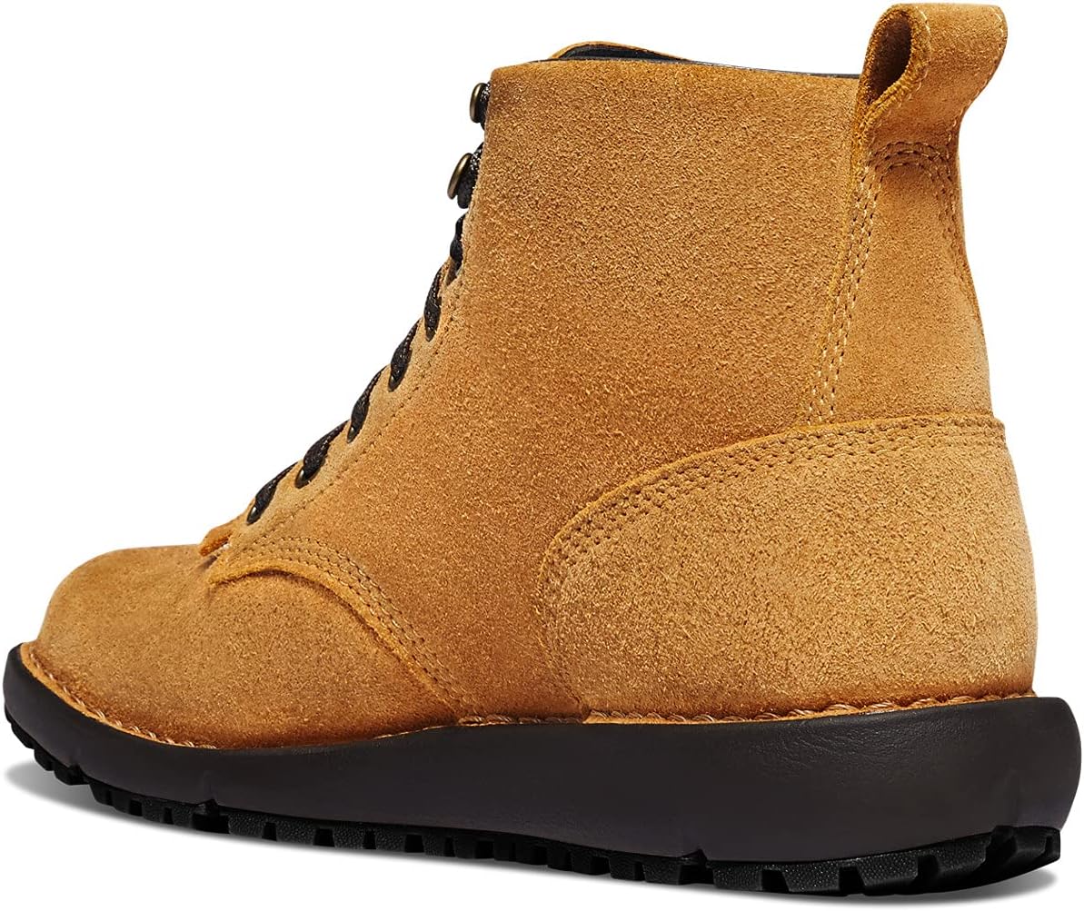 Danner 6" Logger 917 Women’s Waterproof Gore-Tex Hiking Boots, Suede Lightweight, Removable OrthoLite Footbed, Vibram Outsole
