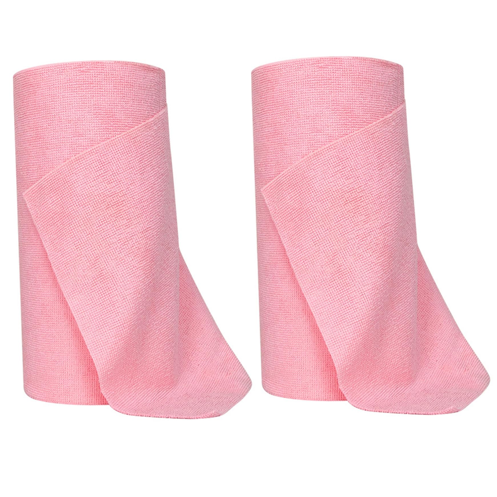 Bemonew Microfiber Roll Microfiber Cleaning Cloth Roll, 2 Pack Absorbent Dish Cloth Lint-Free Reusable Tear Away Paper Towels for Kitchen, Car, Style-2