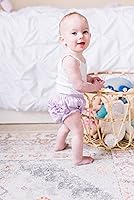 Vista 3 de Girls Soft Cotton Ruffle Diaper Cover