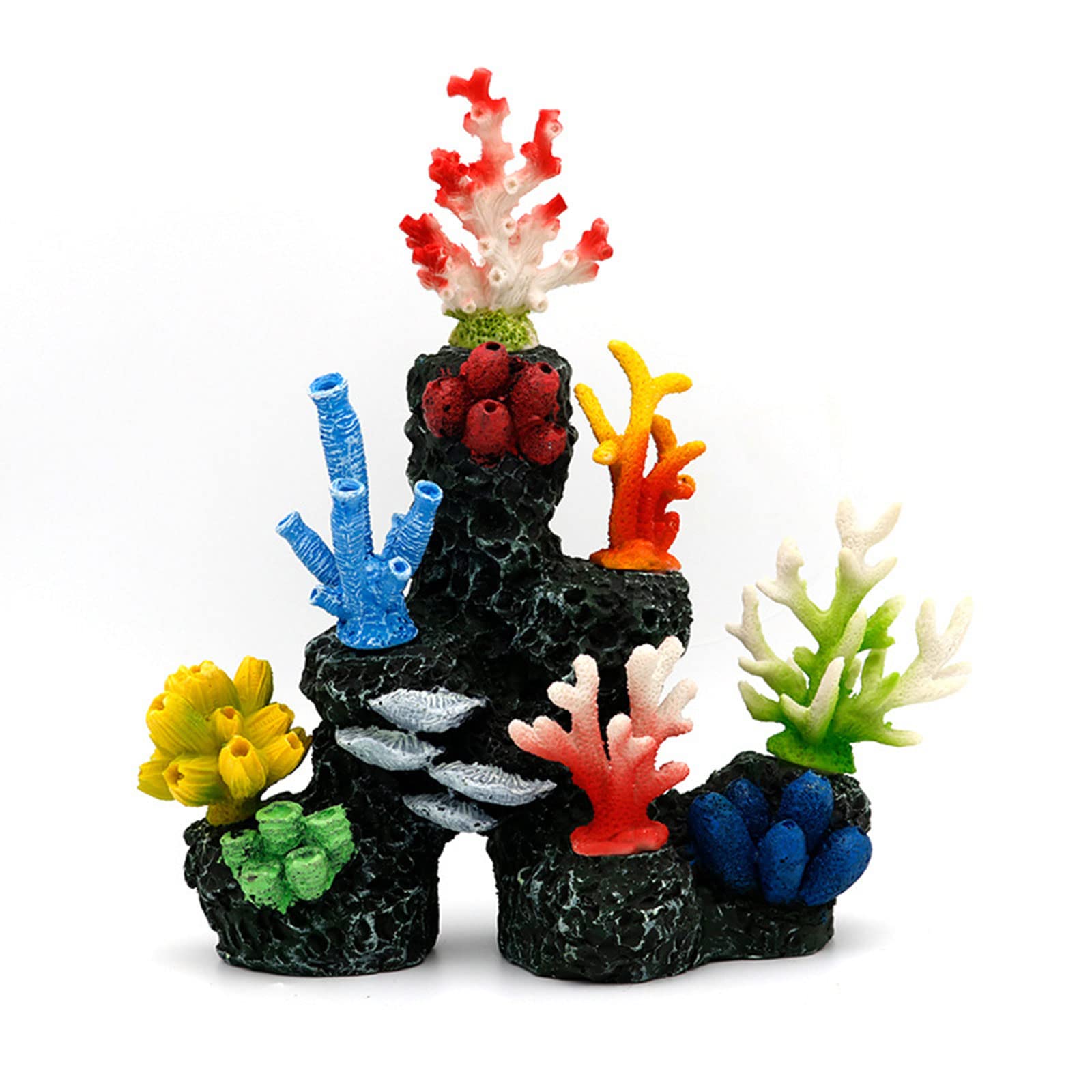 Generisch Polyresin Korallenornamente, Aquarium Dekoration, 21, 1 x 7, 6 x 23, 1 cm, künstliche Korallen Ornamentfische für Aquarium Riff Dekorationen, Aquarium Dekoration