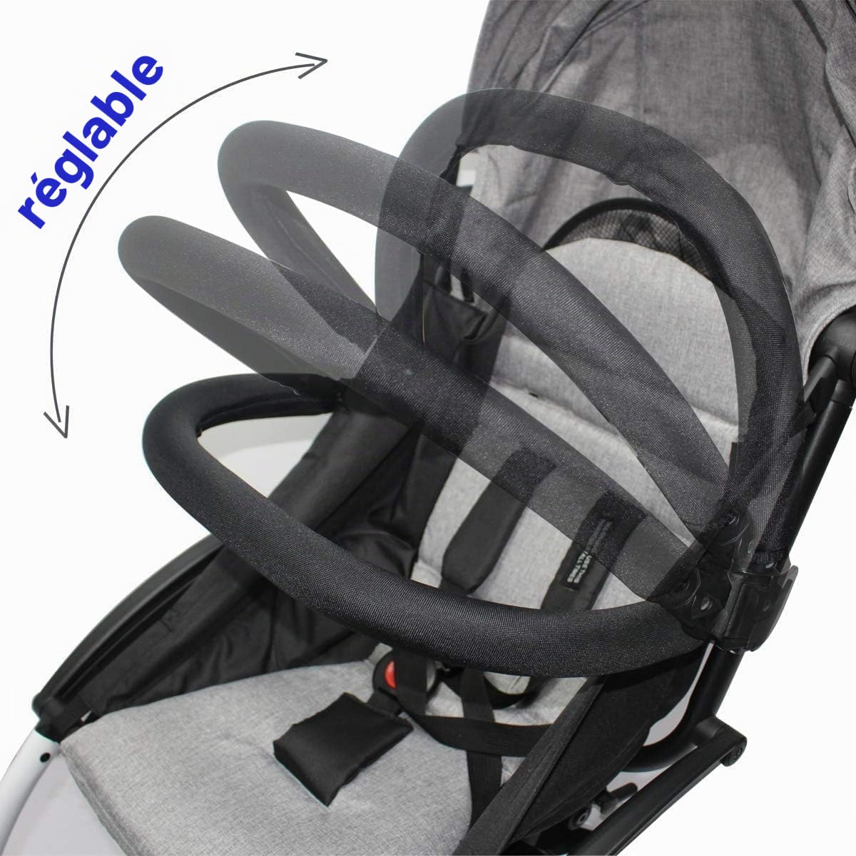 Pare-chocs pour poussette de bébé pour Babyzen YOYO+ YOYO2 6+,PU cuir