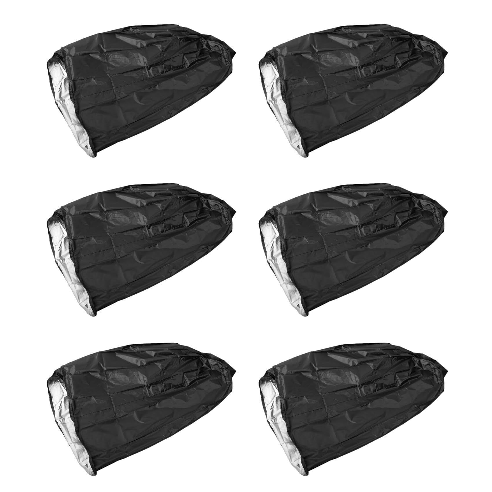 Hndhbfgrt 6X Waterproof Chair Cover Outdoor High Back Patio Stacking Furniture Protection