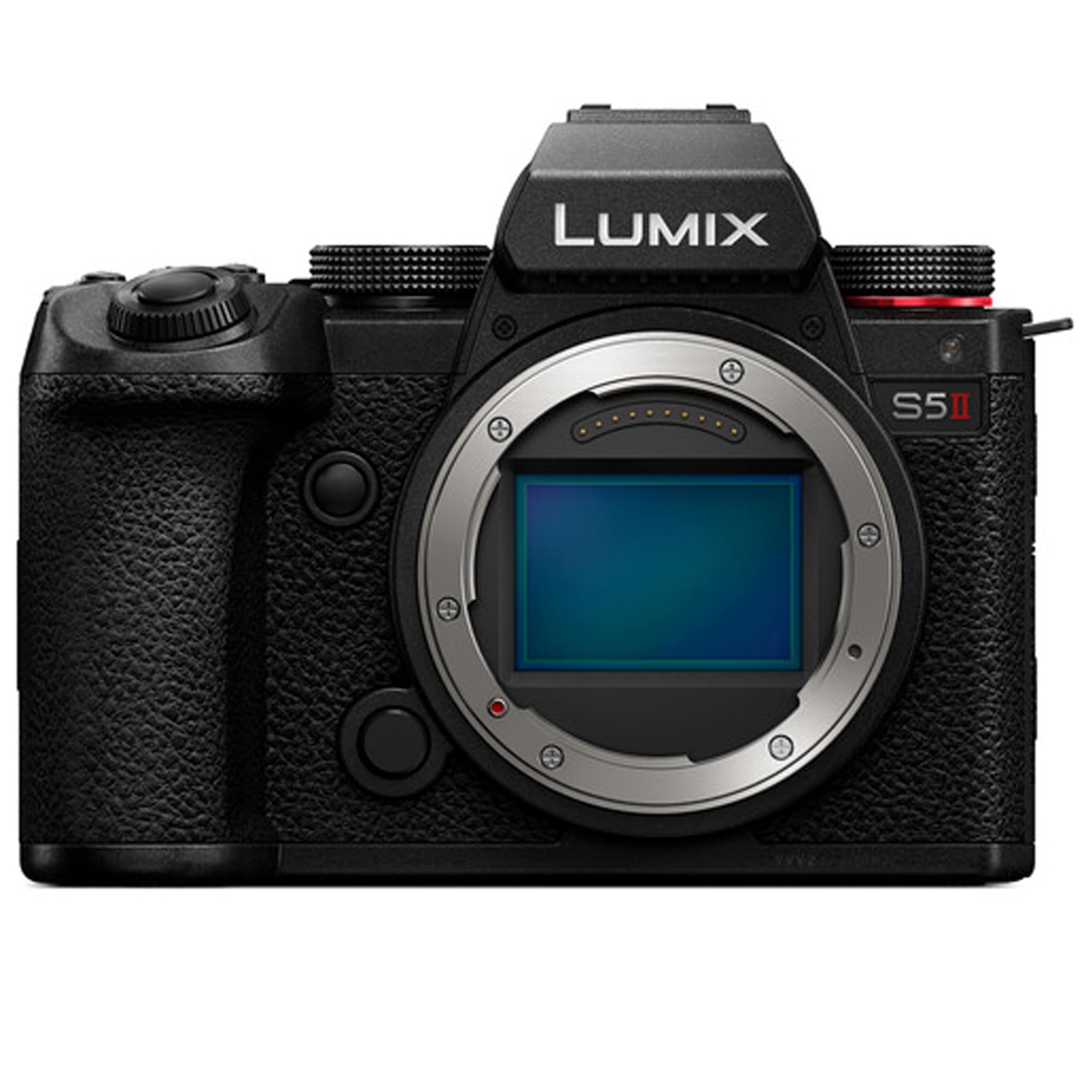 Panasonic Lumix S5 II Mirrorless Camera | 24.2MP | 2 Spare Batteries, 64GB Memory, U Grip, Tripod & More, compact, Black
