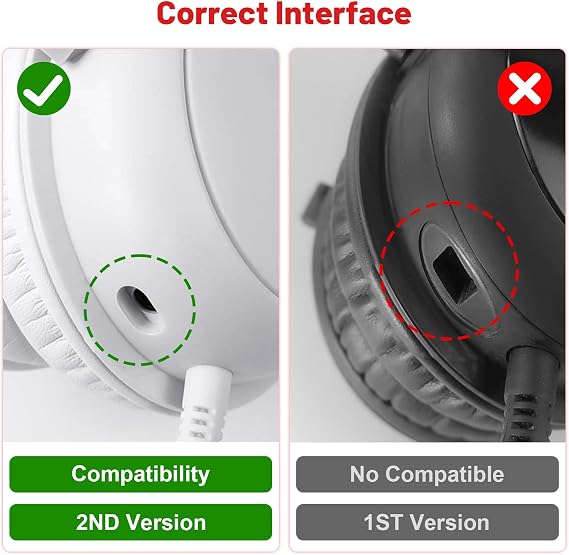 Replacement Cloud II Mic Boom Game Microphone Compatible with Kingston HyperX Cloud 2 II Post-2021 2nd Version Wired, Cloud, CloudX, Cloud Core Headsets for PS4 Xbox One Nintendo Switch PC