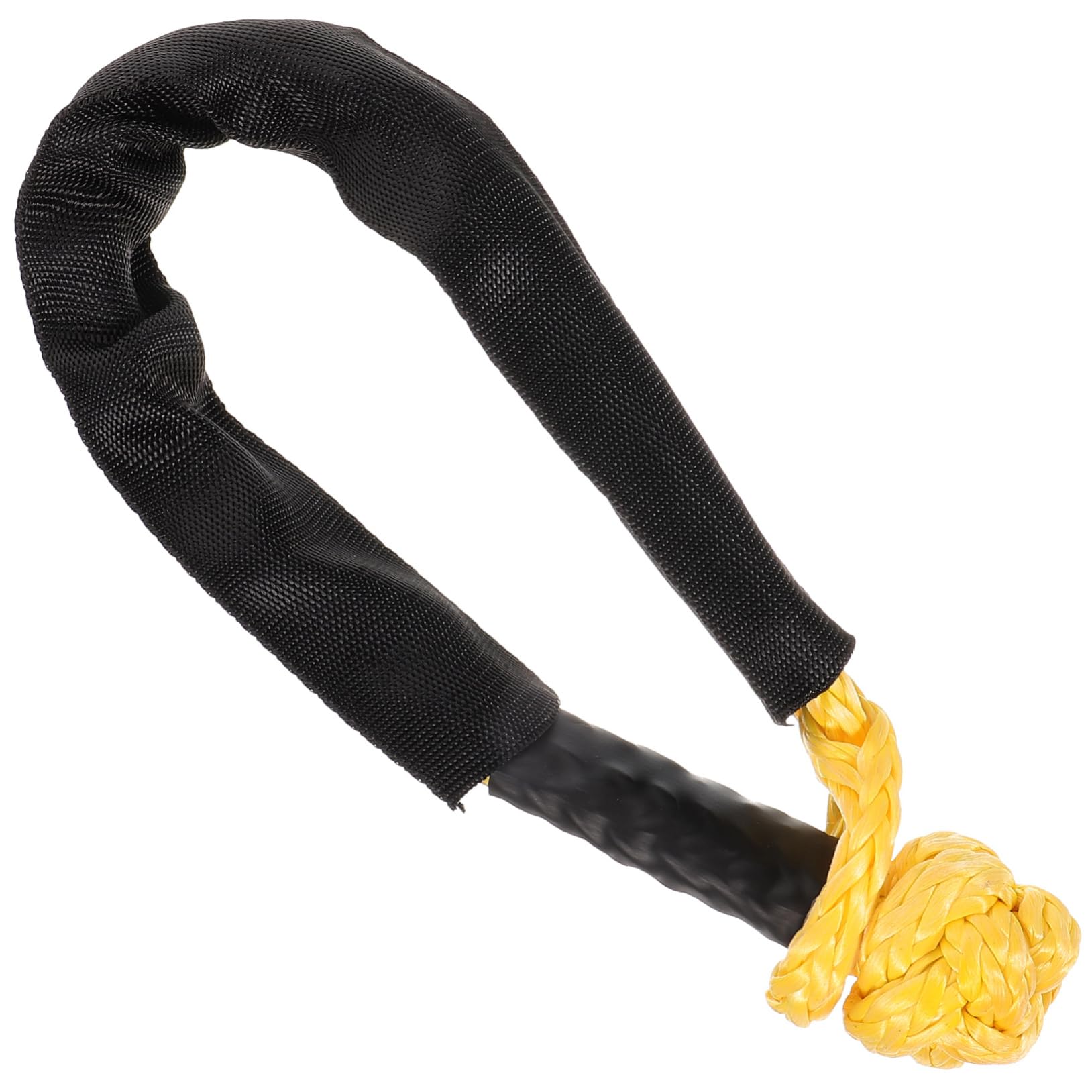 Cabilock Car Flexible Shackle Towing Straps Synthetic Winch Cable Lightweight Rope Shackle for Outdoor Towing Durable Tow Hook Connector Device