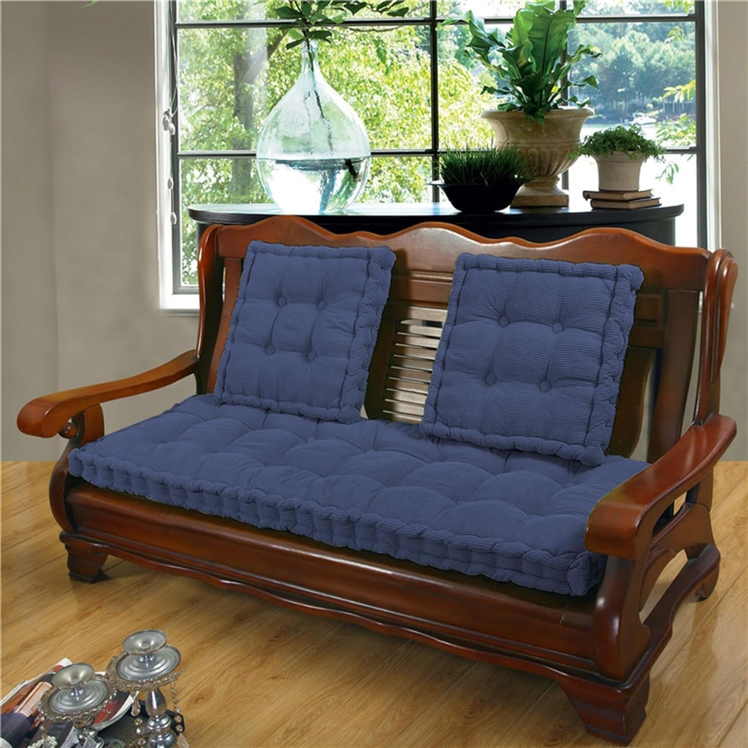 cuscini dondolo esterno legno