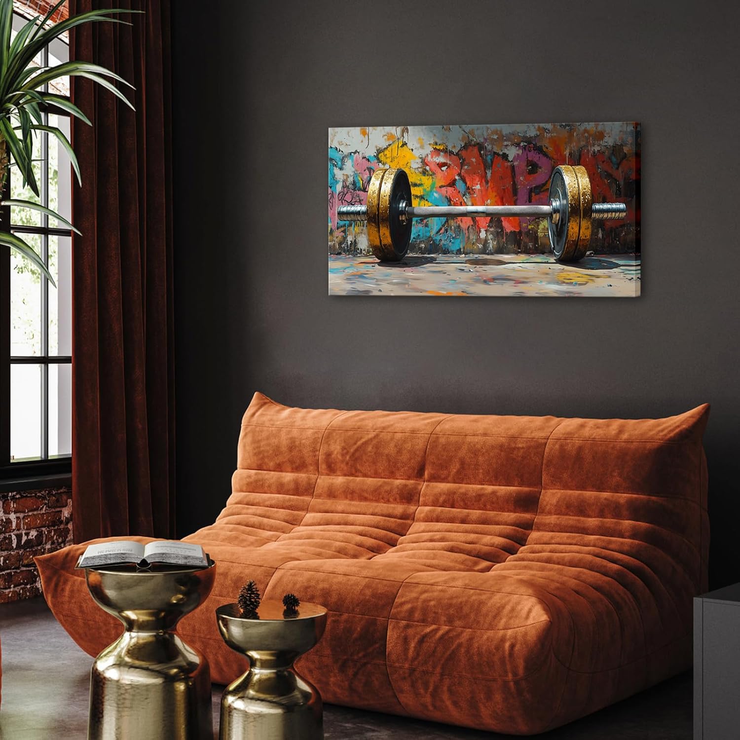 Elevate Your Workout Space: VANSEEING Graffiti Gym Wall Art Review