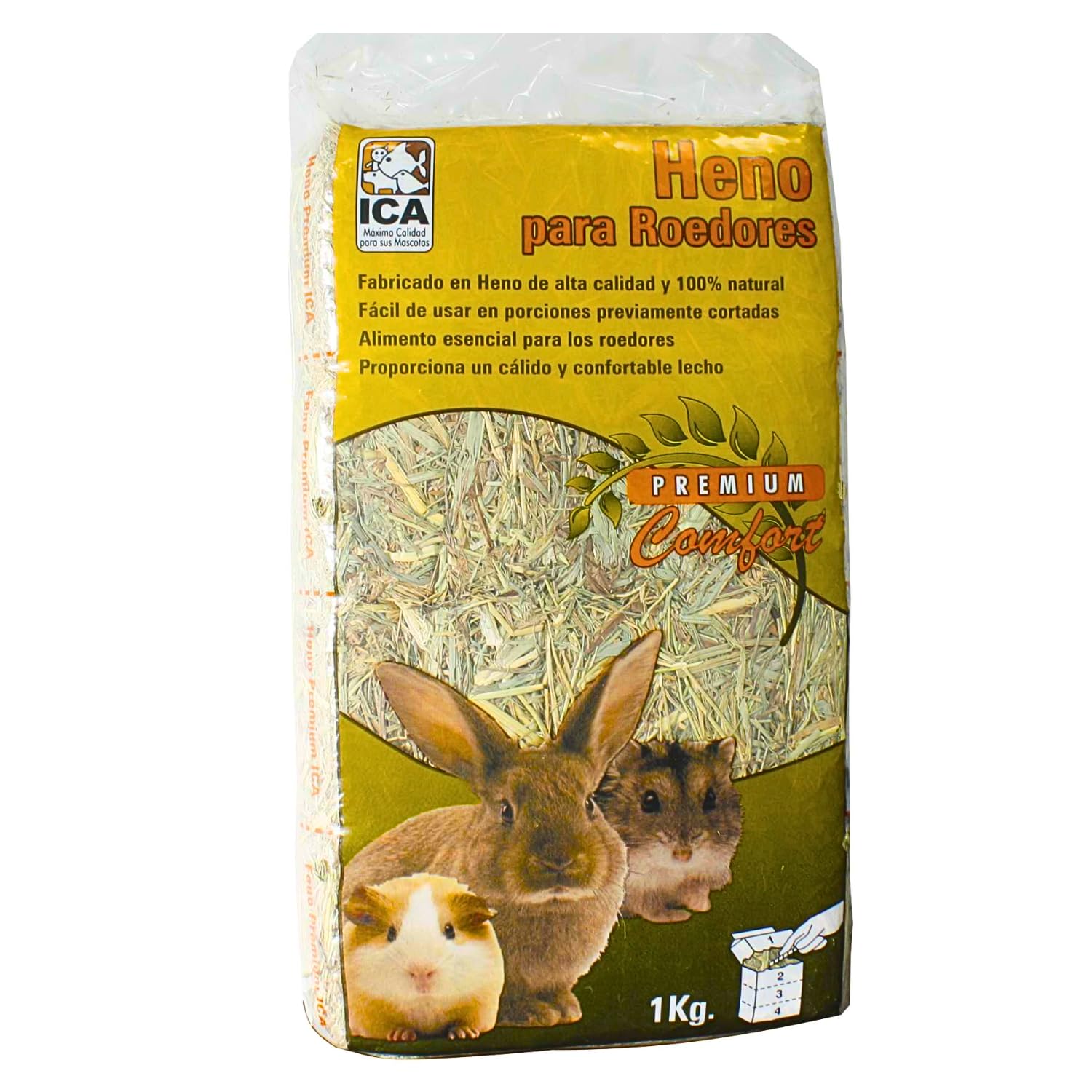 Heno para Conejos, Heno Natural ICA, Comida para Conejos Adultos, Comida para cobayas y roedores, Limpio y Fresco, Pasto, Conejos, Rabbits