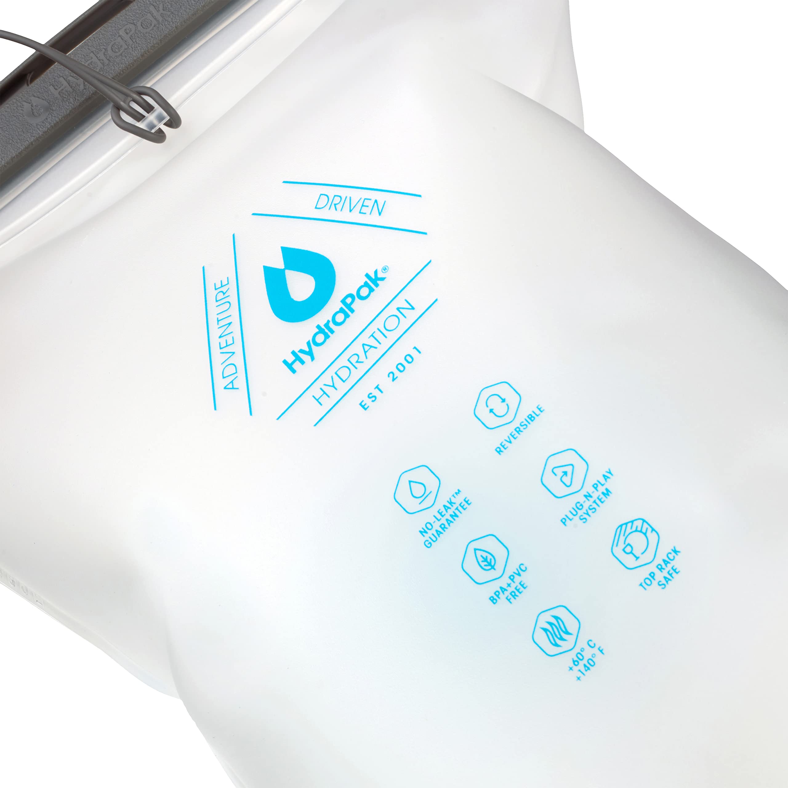Ultimate Direction Wasserspeicher, Trinkblase mit Strohhalm zum Wandern, Laufen, Ausdauersportler, hergestellt von Hydrapak, 1,5 l - 3,0 l
