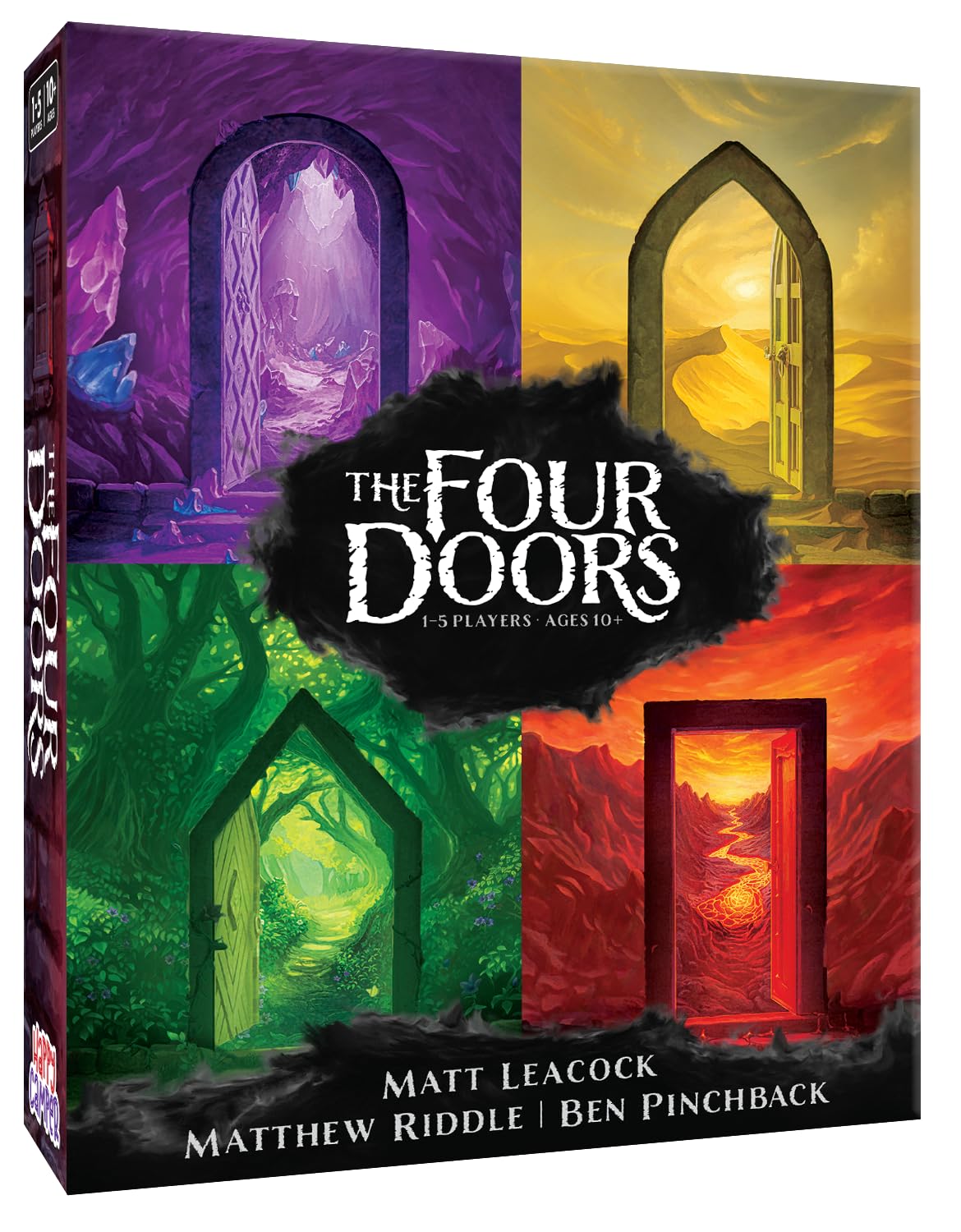 Happy Camper | The Four Doors | Cooperative Game | Ages 10+ | 1-5 Players | 30 Minutes Playing Time