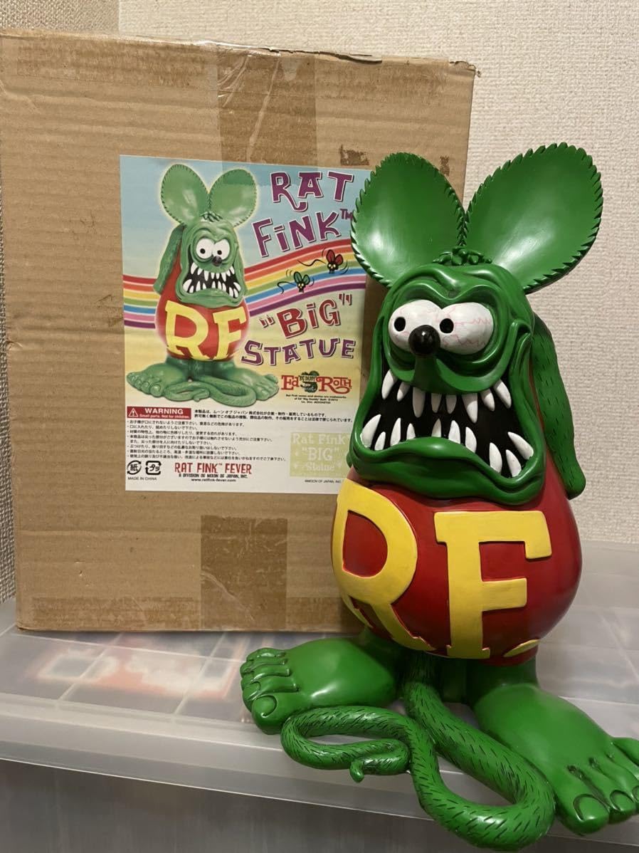 RAT FINK ラットフィンク　30センチフィギュア Amazon | 【即決価格】 RATFINK ／ ラットフィンク BIG スタチュー