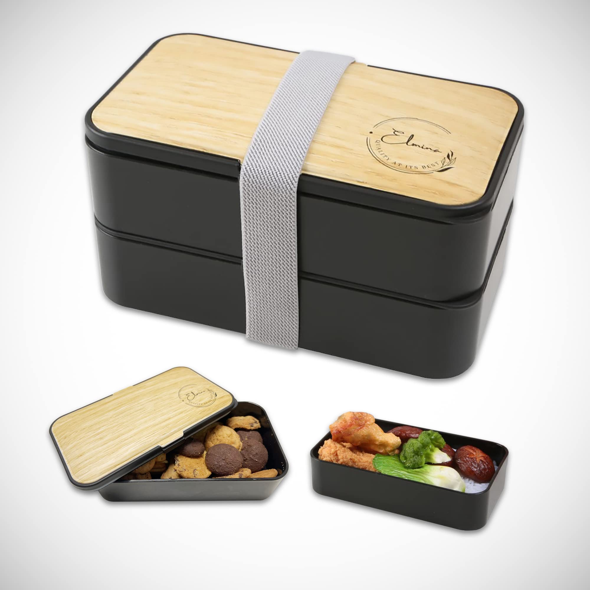 Lunch Box Containers Stackable 2Layer Leakproof Bento boxes for