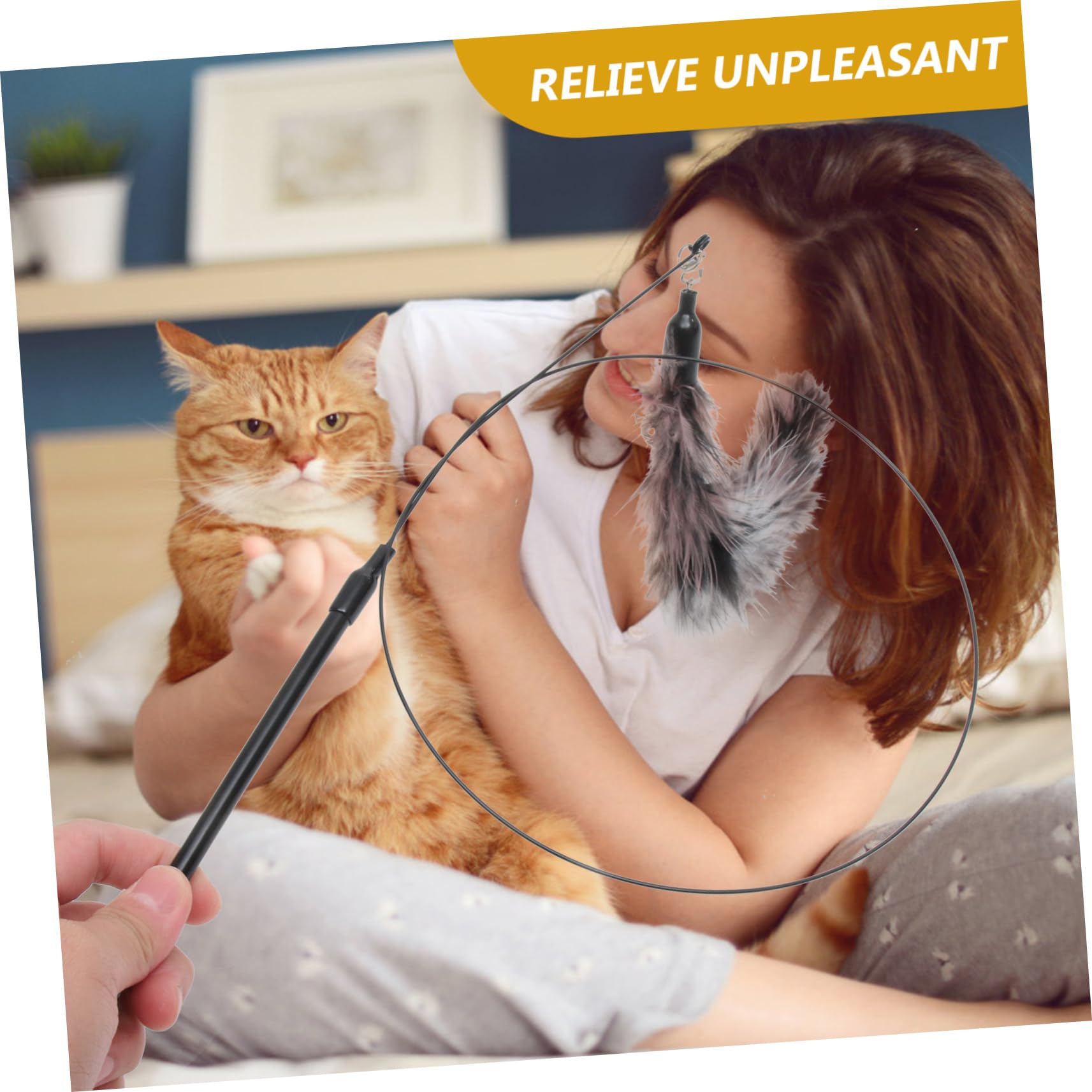 Toyvian Jouet Interactif pour Chat avec Ventouse pour Chaton Jouet De Jeu pour Chat Intérieur