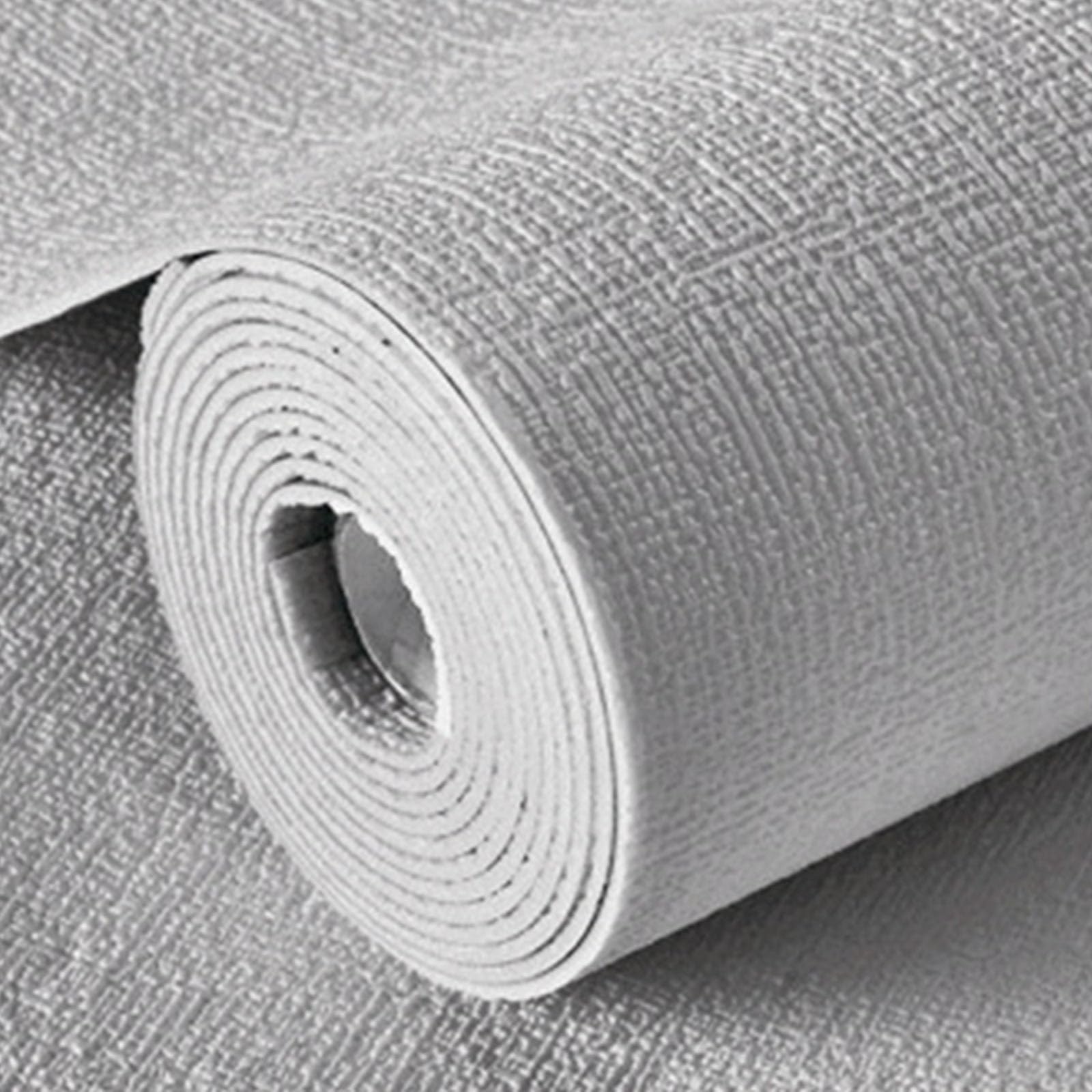Bvcl Gray Self Adhesive Thermal Insulation Wallpaper, 5Mm Thick Textured, Waterproof Damp Wall Covering Roll, Thermal Wallpaper For Cold Walls(,50Cmx80m)