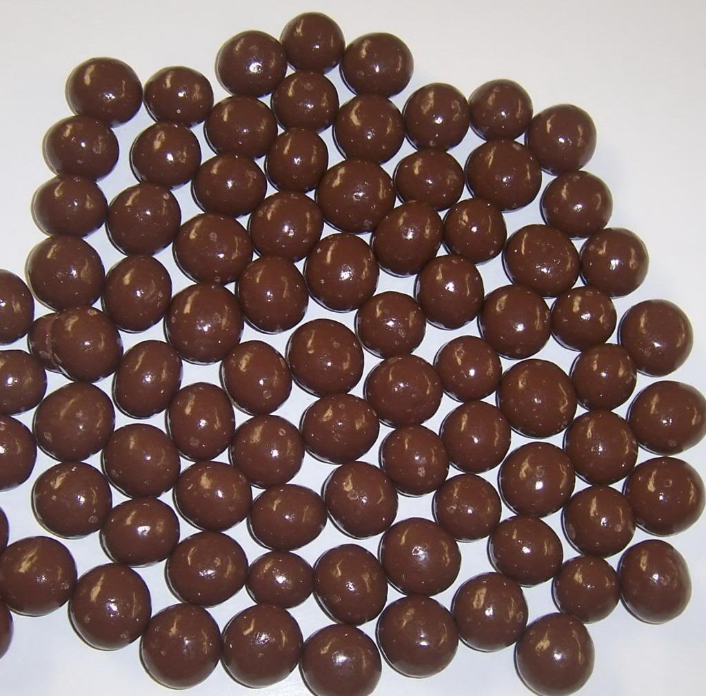 Scott's Cakes Chocolate Malt Balls in a 1 Pound Plastic Deli Container
