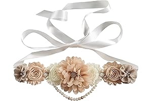 Unique Pearls Maternity Sash for Baby Gender Reveal: Adorn Your Beautiful Bump