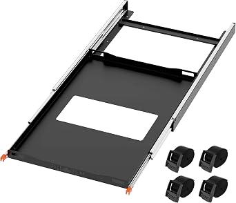 ALL-TOP Fridge Slide Inner 29.3 x 18.7in Vehicle Refrigerator Freezer Slider with 4 Buckle Straps, Universal Fit, Max 287 LBS, 3rd Gen