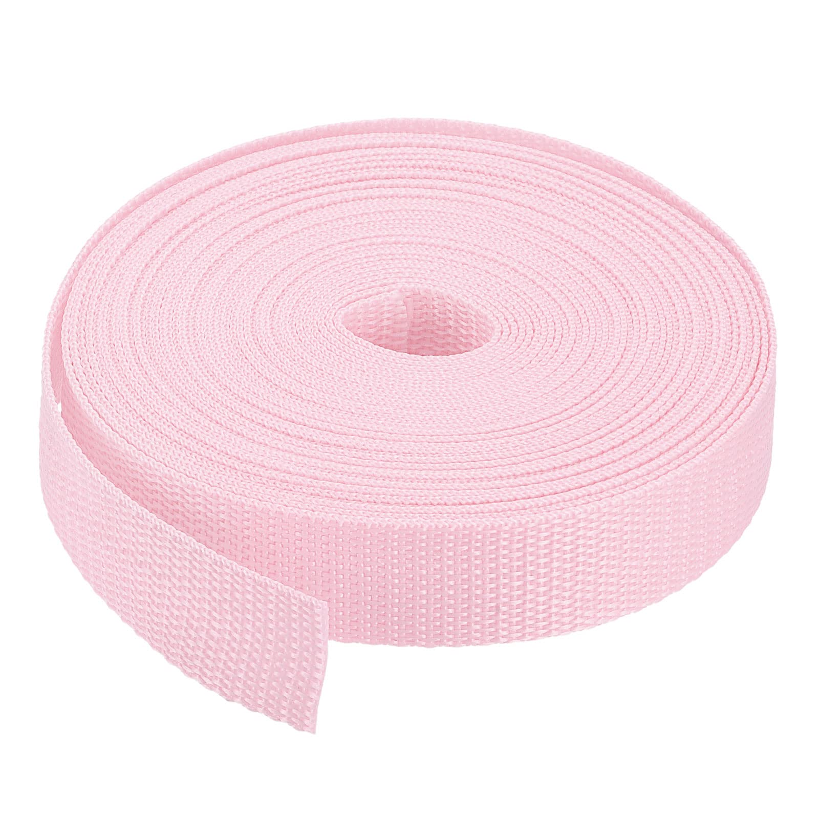 sourcing mapHeavyweight Polypropylene Webbing Strap 1" 10 Yards Pink White Strapping Band for Outdoor