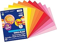 Vista 5 de Tru-Ray Papel de Construcción Resistente, Colores Surtidos Fríos, 9" x 12", 50 Hojas (102942) y Papel de Construcción Resistente, Colores Surtidos